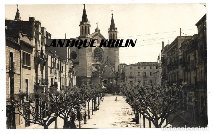 Postales: VILAFRANCA DEL PANADES N&ordm; 22 PLAZA JAIME I .- FOTO CUYAS
