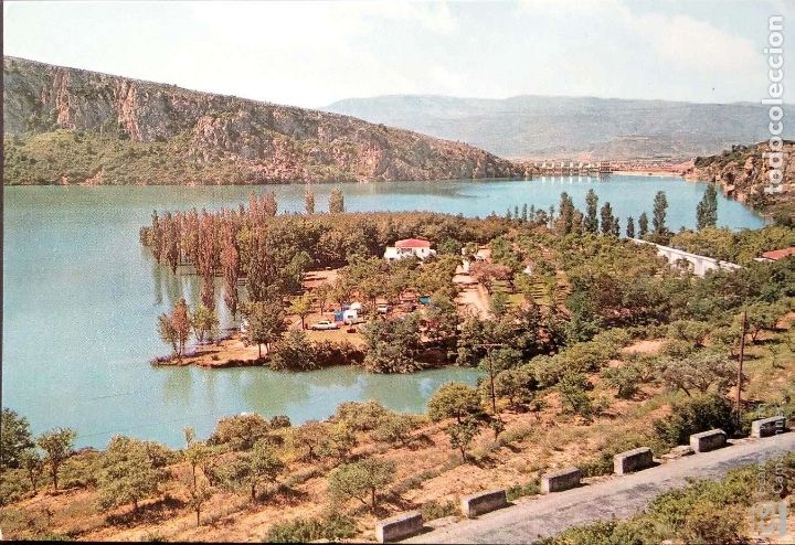 Postales: El Pallars. 5223 Camping Gaset, al borde del Lago San Antonio. Garc&iacute;a Garrabella. Nueva. Color