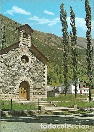 Cartoline: POSTAL A COLOR 5254 PIRINEOS DE LERIDA EL PALLARS CENTRAL CAPDELLA IGLESIA PARROQUIAL