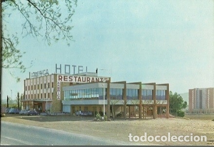 Cartoline: POSTAL A COLOR HOTEL RESTAURANTE AMERICA