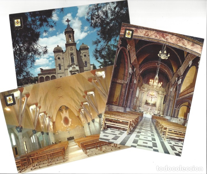 Postales: LOTE DE 3 POSTALES- BALAGUER.- IGLESIA SANTO CRISTO. IGLESIA SAGRADO CORAZ&Oacute;N. L&Eacute;RIDA- SIN CIRCULAR