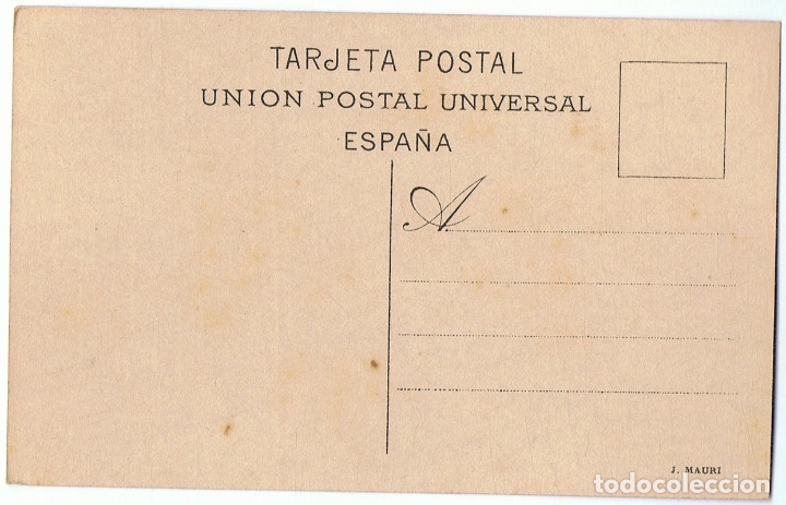 Postales: RIPOLL PORTADA DEL MONASTERIO - Foto 2
