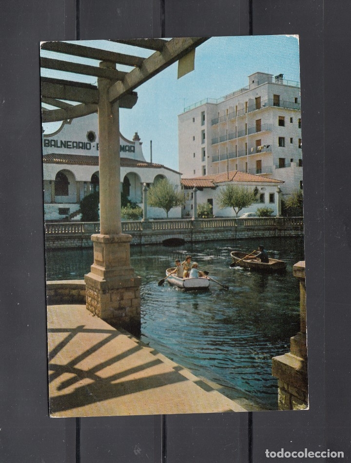 Postales: COMARRUGA. LAGO DEL BALNEARIO