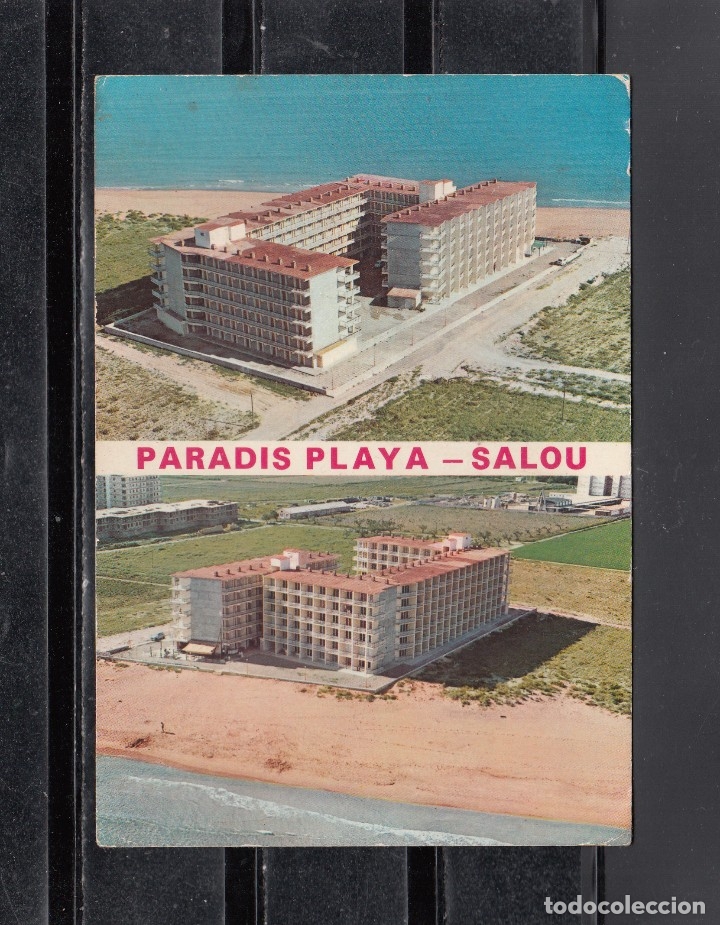 Postales: SALOU.- 123 PLAYA LA PINEDA. RESIDENCIA PARADIS PLAYA