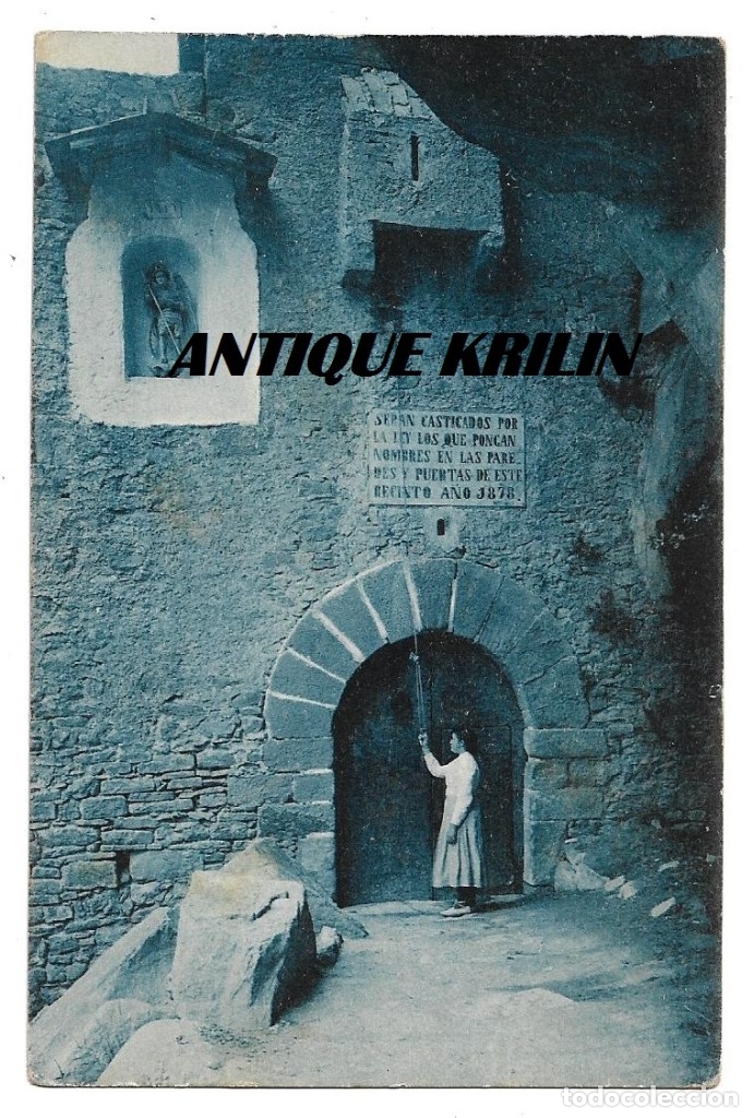 Postkarten: SAN MIGUEL DEL FAY N&ordm; 26 ENTRADA AL SANTUARIO .- FOTO L. ROISIN / SIN FRANQUEAR