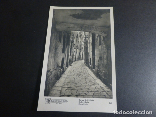 Postales: BARCELONA CALLE ALIADA - Foto 1