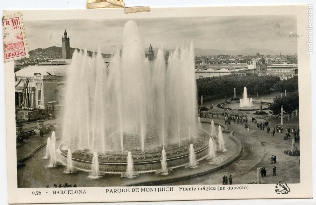 Postales: POSTAL DE BARCELONA (1949) CIRCULADA - Foto 1