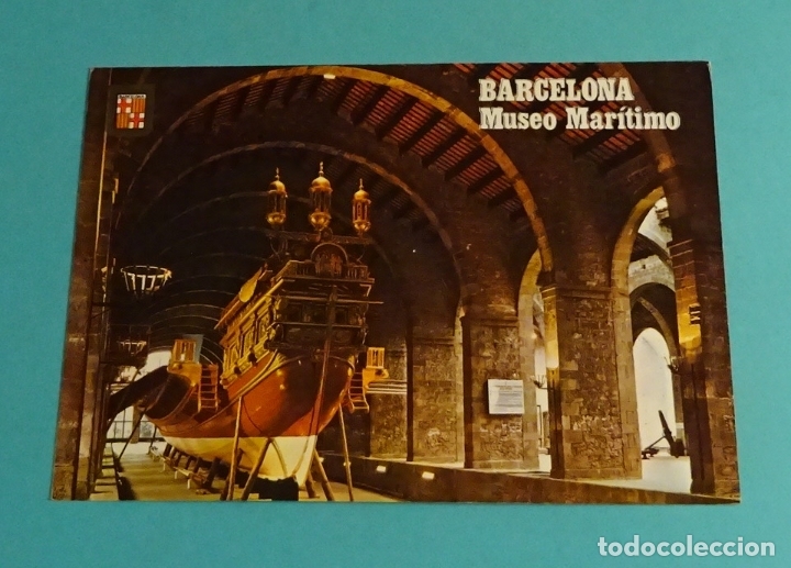 Postales: BARCELONA. MUSEO MAR&Iacute;TIMO. EDIT. ESCUDO DE ORO - Foto 1