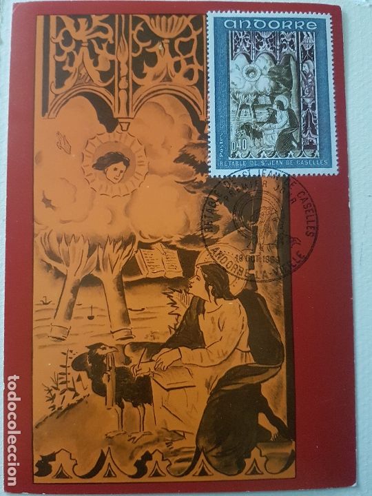 Postales: ANDORRA POSTAL M&Aacute;XIMA TEM&Aacute;TICA RELIGIOSA - Foto 1