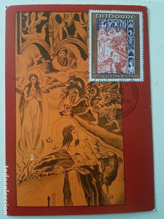 Postales: ANDORRA POSTAL M&Aacute;XIMA TEM&Aacute;TICA RELIGIOSA - Foto 1