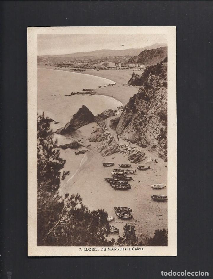 Postales: Postal de Lloret, Circulada en 1941. - Foto 1