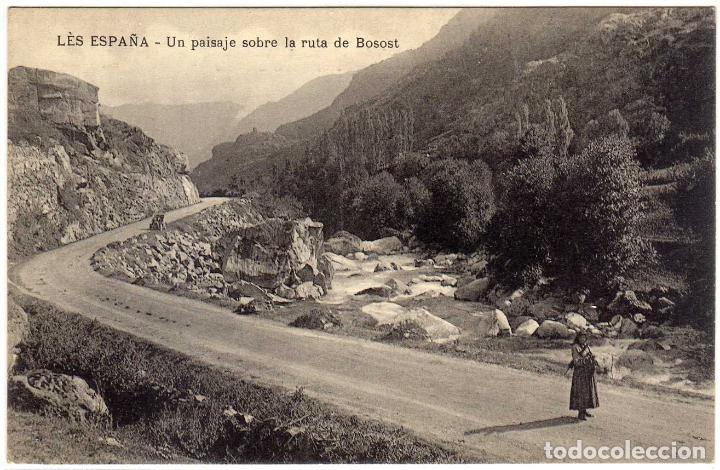 Postales: POSTAL L&Egrave;S ESPA&Ntilde;A - UN PAISAJE SOBRE LA RUTA DE BOSOST - (LERIDA)