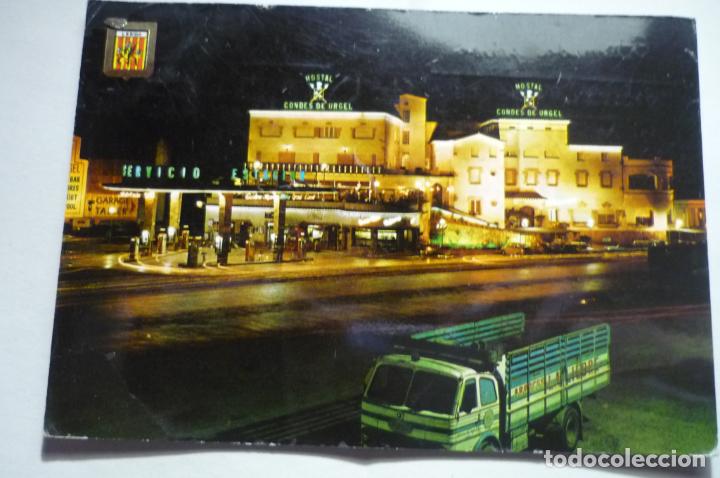 Postales: postal lleida.-hostal conde durgell nocturna-  circulada