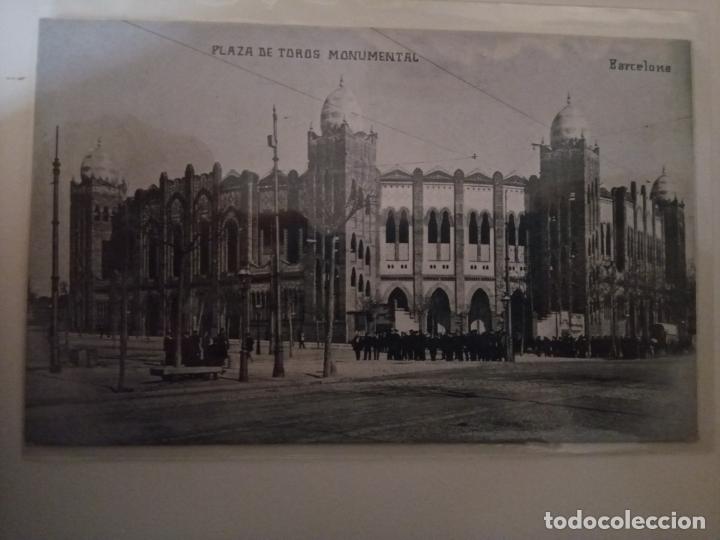 Postales: Postal Plaza de toros La Monumental de Barcelona (sin circular)
