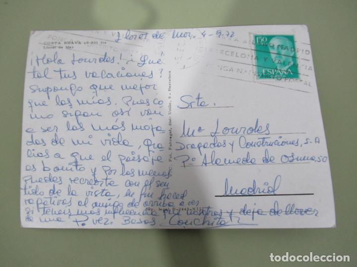 Postales: Lloret de Mar - Circulada - Foto 2