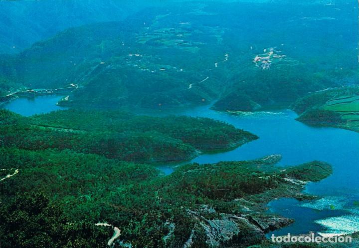Postais: Pantano de Sau, Panorama desde Favertet, circulada