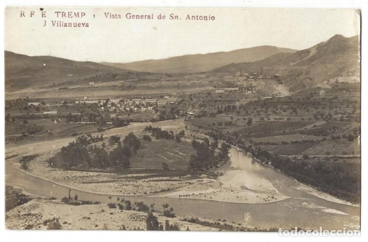 Postales: RFE TREMP.- VISTA GENERAL DE SAN ANTONIO. FOTO J. VILLANUEVA. L&Eacute;RIDA- SIN CIRCULAR