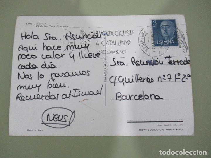 Postales: Berga - P&iacute; de les Tres Branques - Circulada - Foto 2