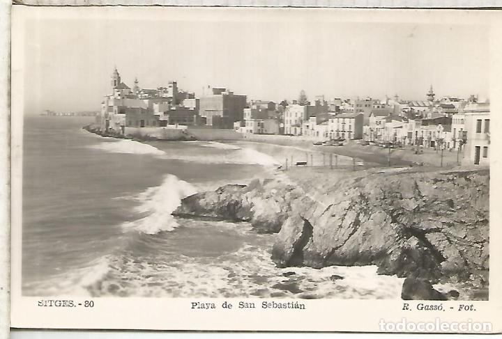 Postales: BARCELONA SITGES ESCRITA - Foto 1
