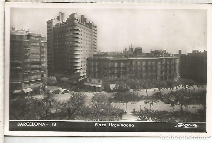 Postcards: BARCELONA PLAZA URQUINAONA SIN ESCRIBIR