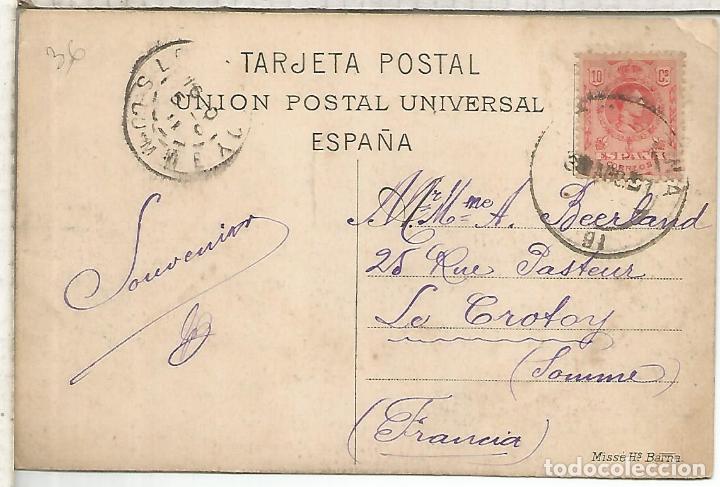 Postales: BARCELONA MONUMENTO A COLON ESCRITA - Foto 2