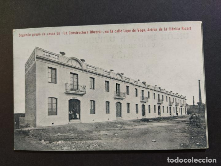 Postales: BARCELONA-SEGUNDO GRUPO DE CASAS LA CONSTRUCTORA OBRERA-IMP LA HORMIGA DE ORO-POSTAL ANTIGUA(64.792)