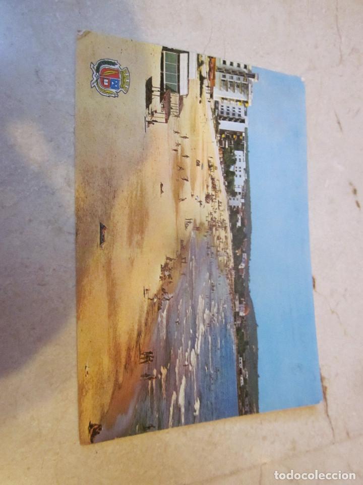 Postales: POSTAL ESCRITA A&Ntilde;O 1967 - PLAYA DE SALOU