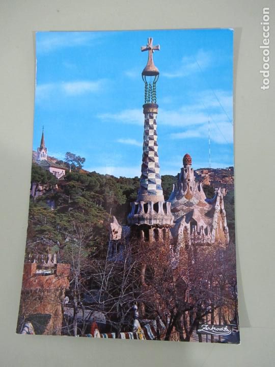 Postales: Barcelona - Parque G&uuml;ell - Escrita - Foto 1