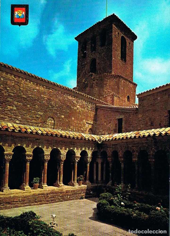 Cartoline: SANTA MARIA DE L'ESTANY, claustro rom&aacute;nico del siglo XII