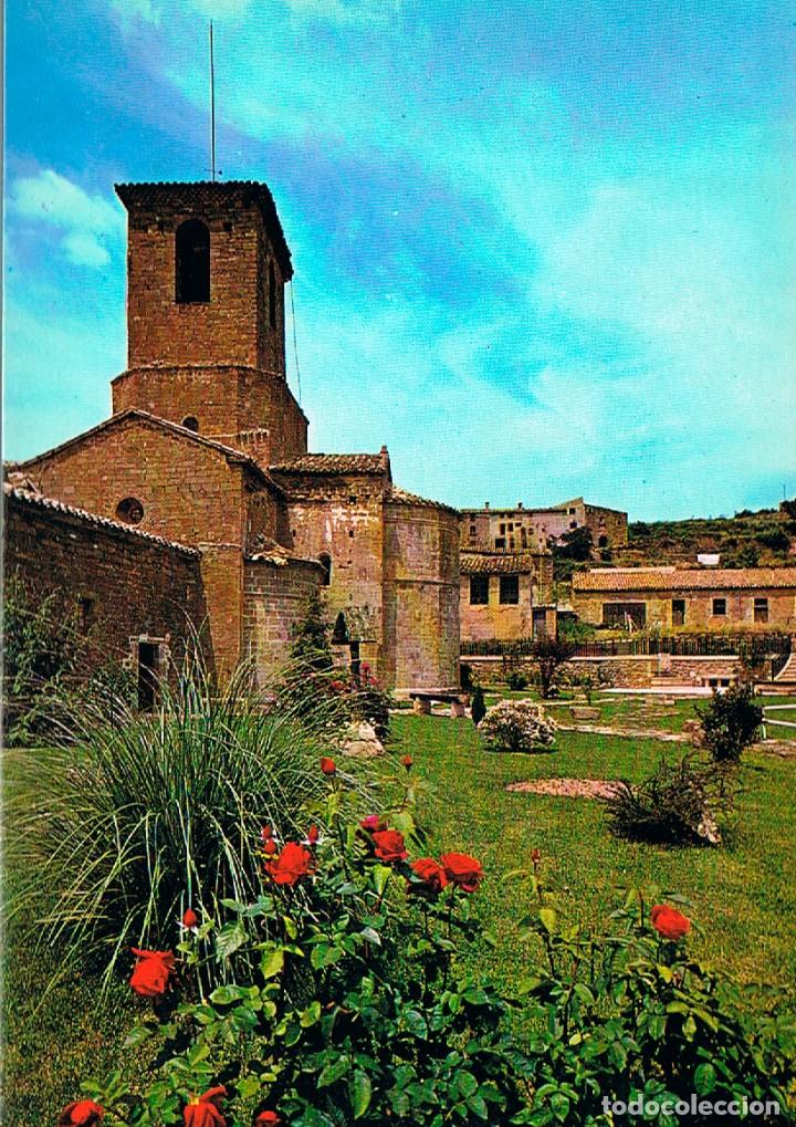 Cartoline: SANTA MARIA DE L'ESTANY, Monasterio, Abside y jardines