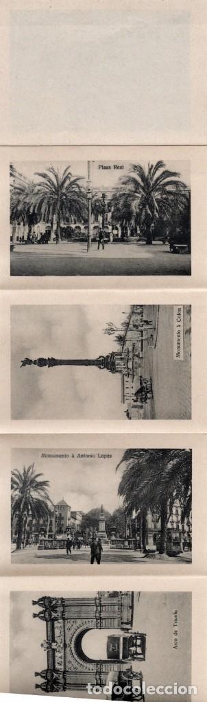 Postales: barcelona. postal con ventanilla y 12 vistas - Foto 2