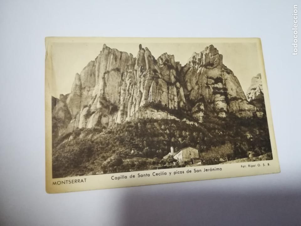 Postcards: TARJETA POSTAL. MONTSERRAT. CAPILLA DE SANTA CATALINA Y PICOS DE SAN JERONIMO. FOTO RIPOL