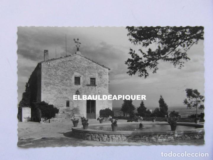 Postales: 7 TARREGA LERIDA. PARQUE DE SAN ELOY. ERMITA. CIRCULADA. 1955. CCTT