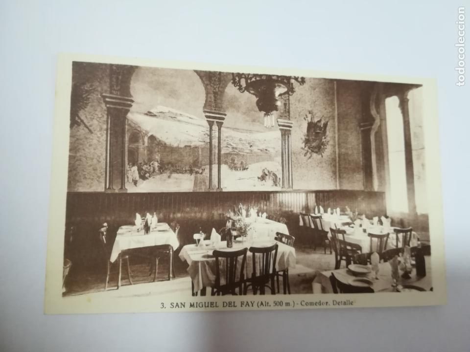 Postcards: TARJETA POSTAL. SAN MIGUEL DEL FAY. DETALLE. COMEDOR. 3. L.ROISIN