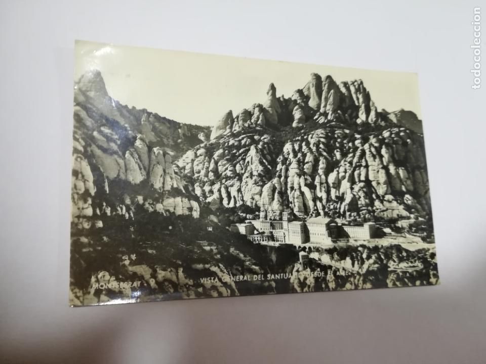 Postcards: TARJETA POSTAL. MONTSERRAT. VISTA GENERAL DEL SANTUARIO DEDE EL AIRE. 9. ZERKOWITZ