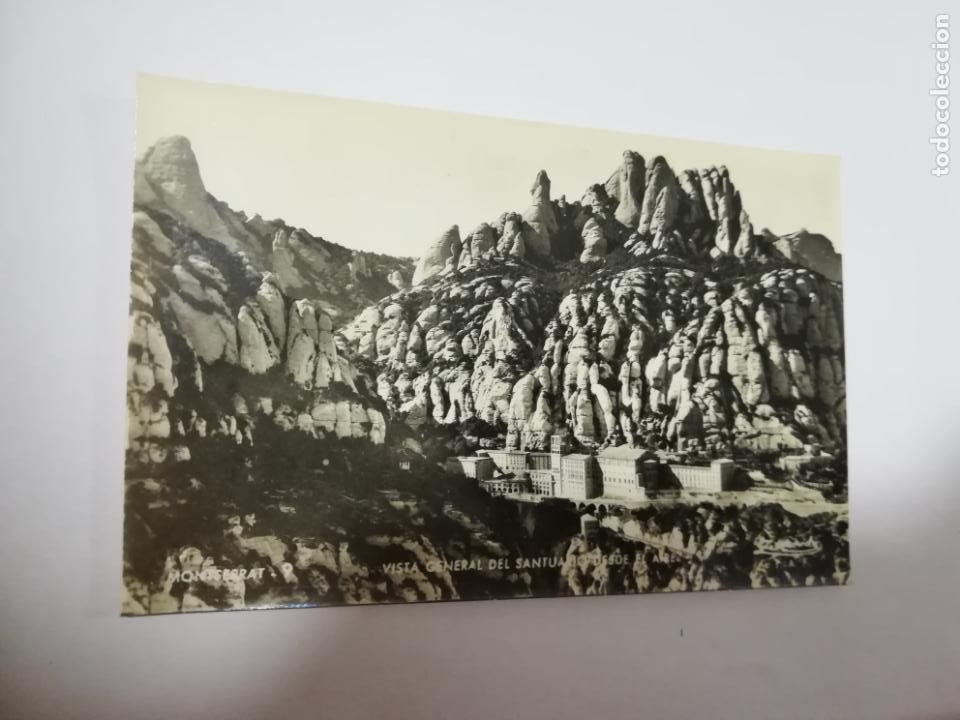 Postcards: TARJETA POSTAL. MONTSERRAT. VISTA GENERAL DEL SANTUARIO DEDE EL AIRE. 9. ZERKOWITZ