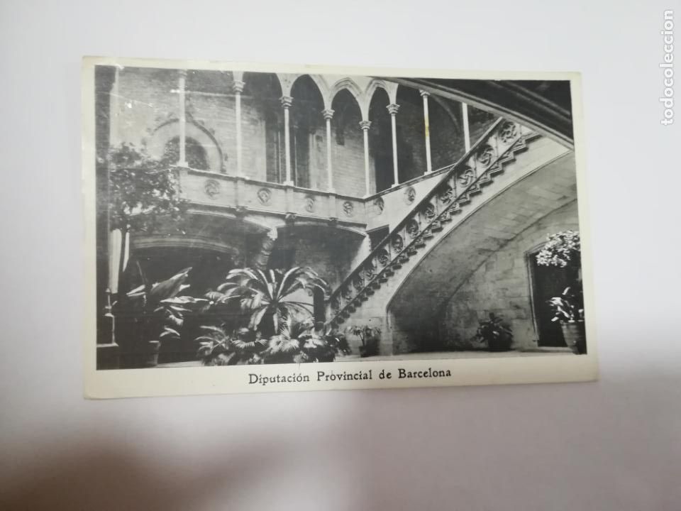 Postcards: TARJETA POSTAL. DIPUTACION PROVINCIAL DE BARCELONA. PATIO GOTICO. ESCALERA 3. HAE