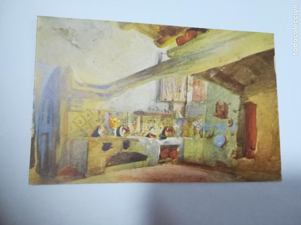 Postcards: TARJETA POSTAL. CATALU&Ntilde;A ARTISTICA. SN BOY DE LLOBREGAT. 31. UNA COCINA TIPICA. ED.FENIX