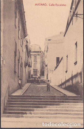 Postcards: POSTAL MATARO CALLE ESCALETAS