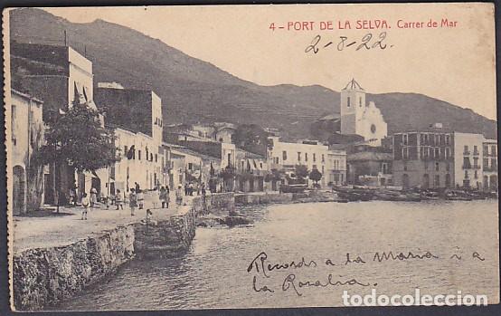 Postcards: POSTAL PORT DE LA SELVA CARRER DE MAR