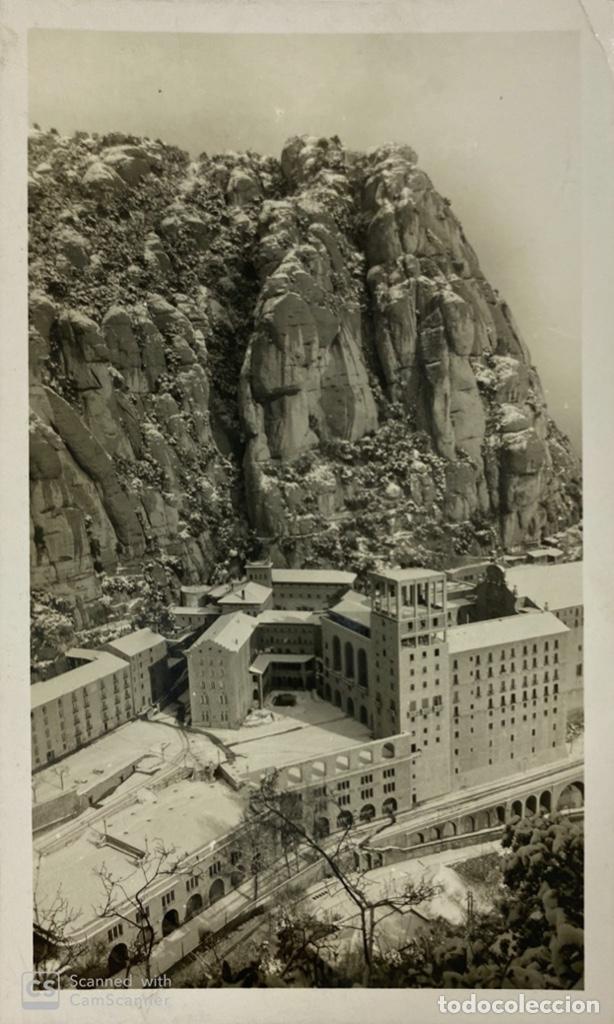 Postales: TARJETA POSTAL. BARCELONA.MONTSERRAT.EL MONASTERIO DESDE EL FUNICULAR DE SAN JUAN. FOT. DOM L.FERRER