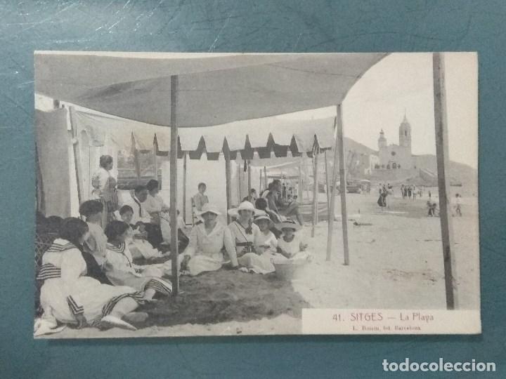 Postales: POSTAL - SITGES 41 - PLAYA. L. ROISIN. - Foto 1