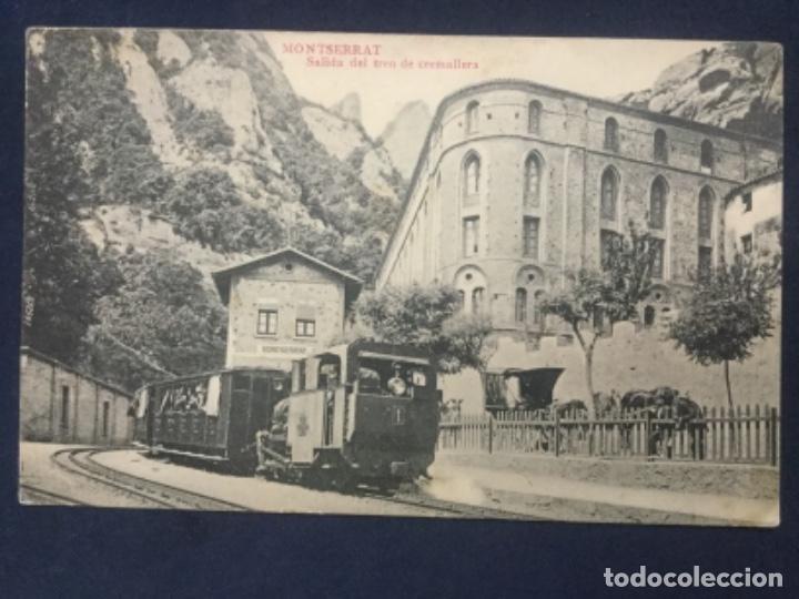 Postales: MONTSERRAT - SALIDA DEL TREN CREMALLERA - L. ROCA SERIE 4&ordf; N&deg; 41 - SIN CIRCULAR