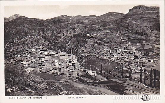 Postcards: POSTAL FOTOGRAFICA CASTELLAR DE N'HUG VISTA GENERAL