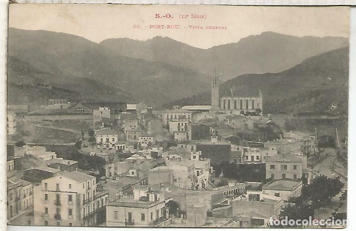 Postales: GERONA PORT BOU ESCRITA - Foto 1