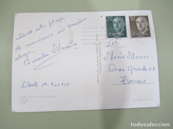 Postales: Lloret de Mar - Castillo - Circulada - Foto 2