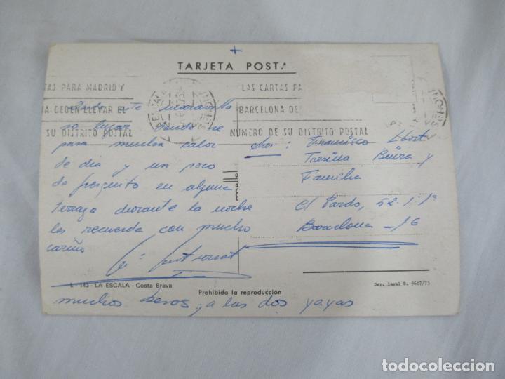 Postales: La Escala - Costa Brava - Escrita - Foto 2