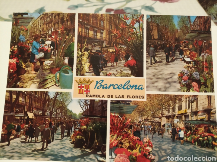 Postales: Ramblas Barcelona - Foto 1