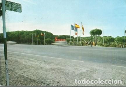 Cartes Postales: POSTAL A COLOR CAMPING ESTRELLA DE MAR CARRETERA DE CASTELLDEFELS ESCRITA