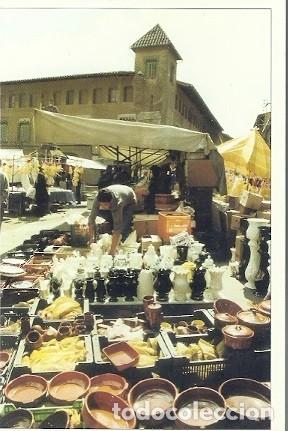 Cartes Postales: POSTAL A COLOR CENTELLES MERCAT DEL DIUMENGE PLA&Ccedil;A MAJOR